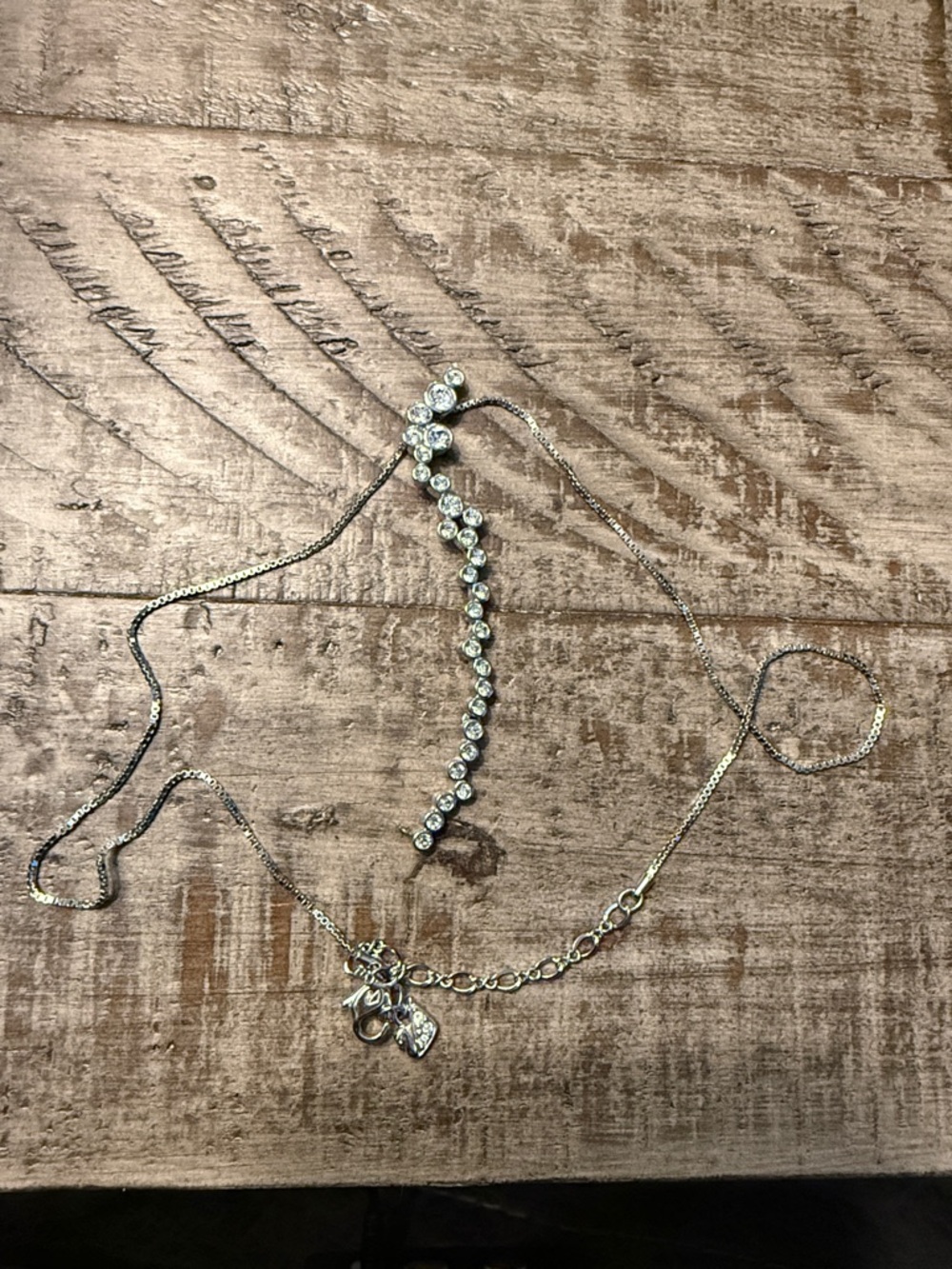 Swarovski Delicate Silver Crystal Necklace